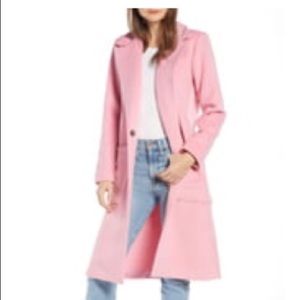 Something Navy Baby Pink Coat